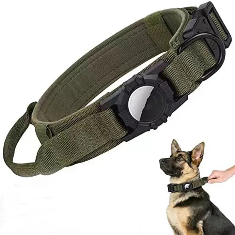 Collar para perro con porta air tag y sujetador