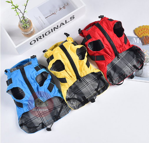 Rompevientos Impermeable para Perros Pequeños - Pecho y Espalda