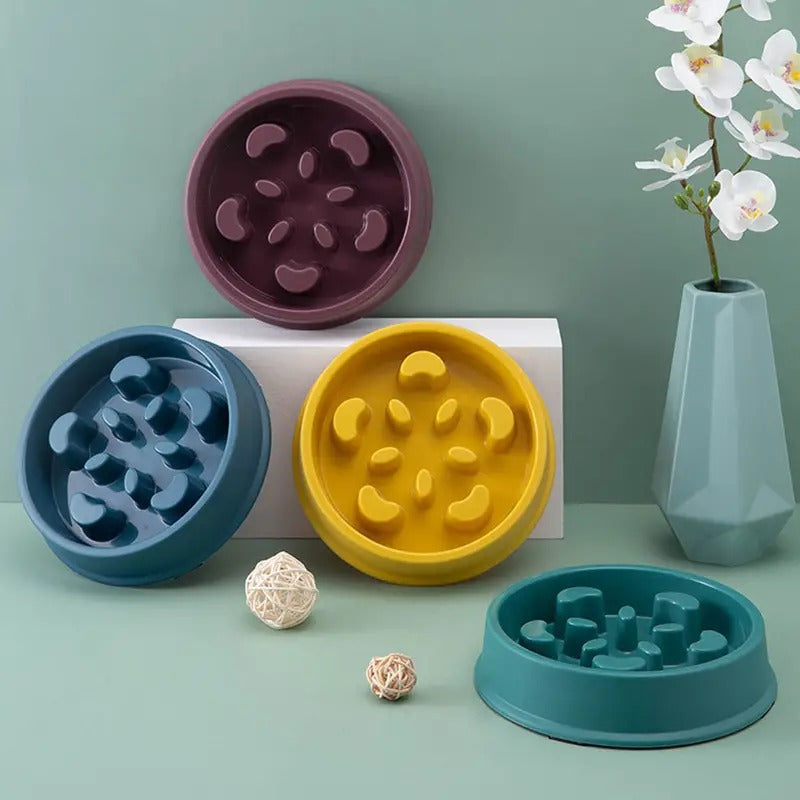 Bowl de Puzzle para Perros en Forma de Pétalo - Antideslizante