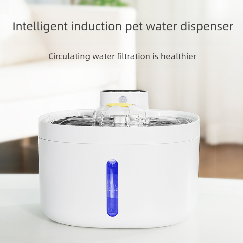 Dispensador de Agua Inalámbrico para Gatos y Mascotas anti bacterias