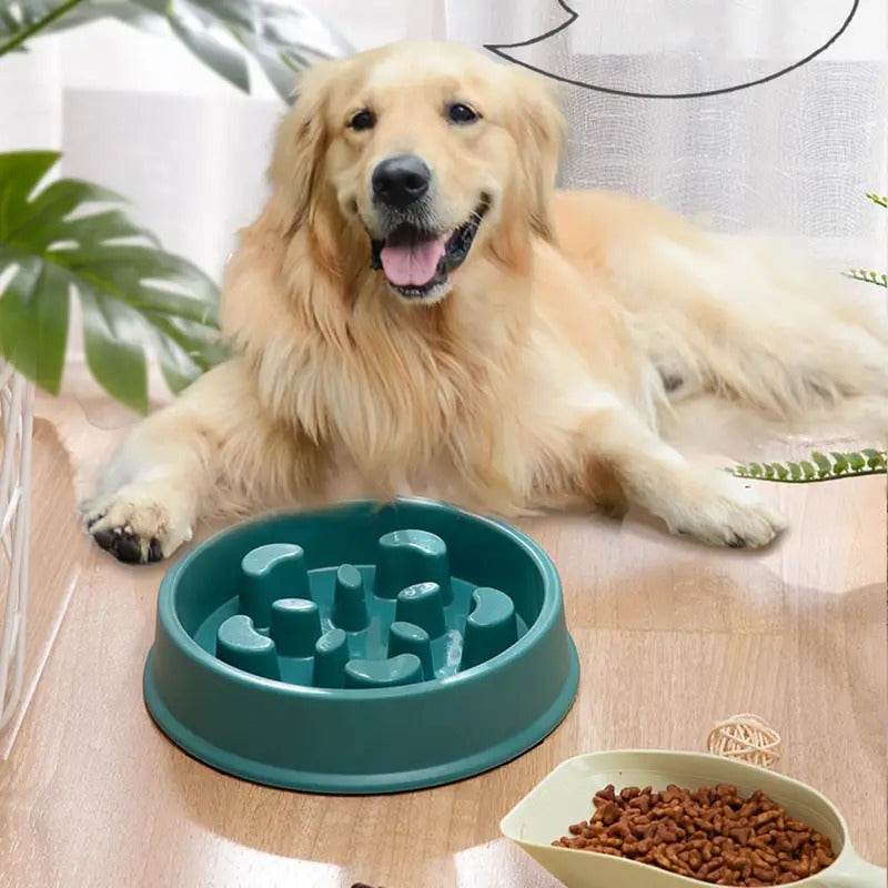 Bowl de Puzzle para Perros en Forma de Pétalo - Antideslizante
