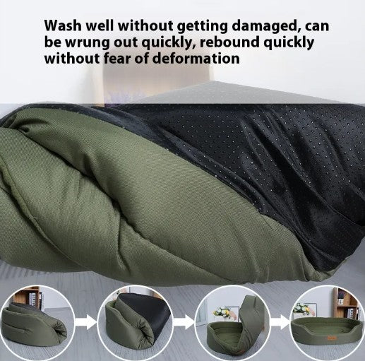 Cama anti agua con base acolchada