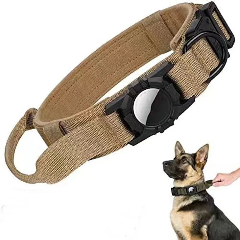 Collar para perro con porta air tag y sujetador