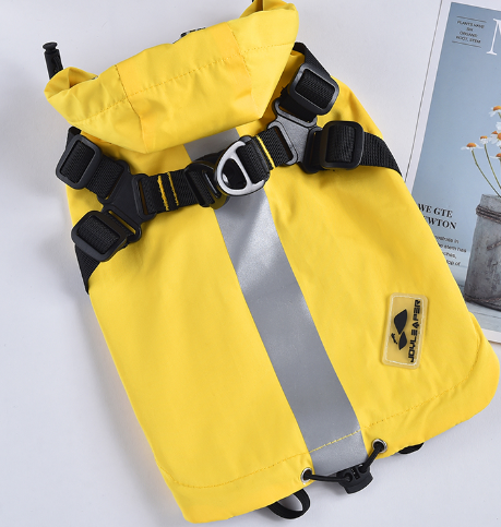 Rompevientos Impermeable para Perros Pequeños - Pecho y Espalda