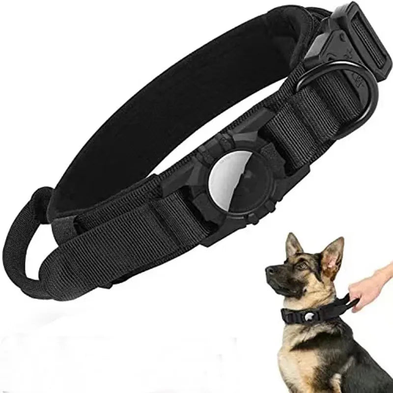 Collar para perro con porta air tag y sujetador