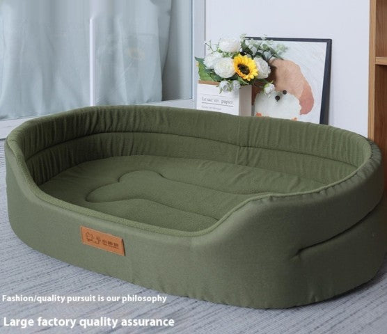 Cama anti agua con base acolchada